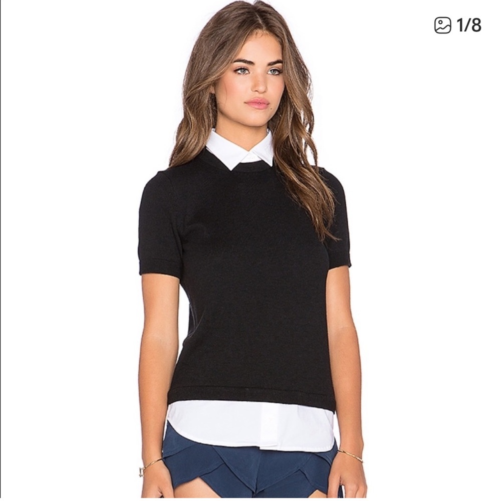 Kate Spade Blaze A Trail Shirt Tail Sweater Size Large New